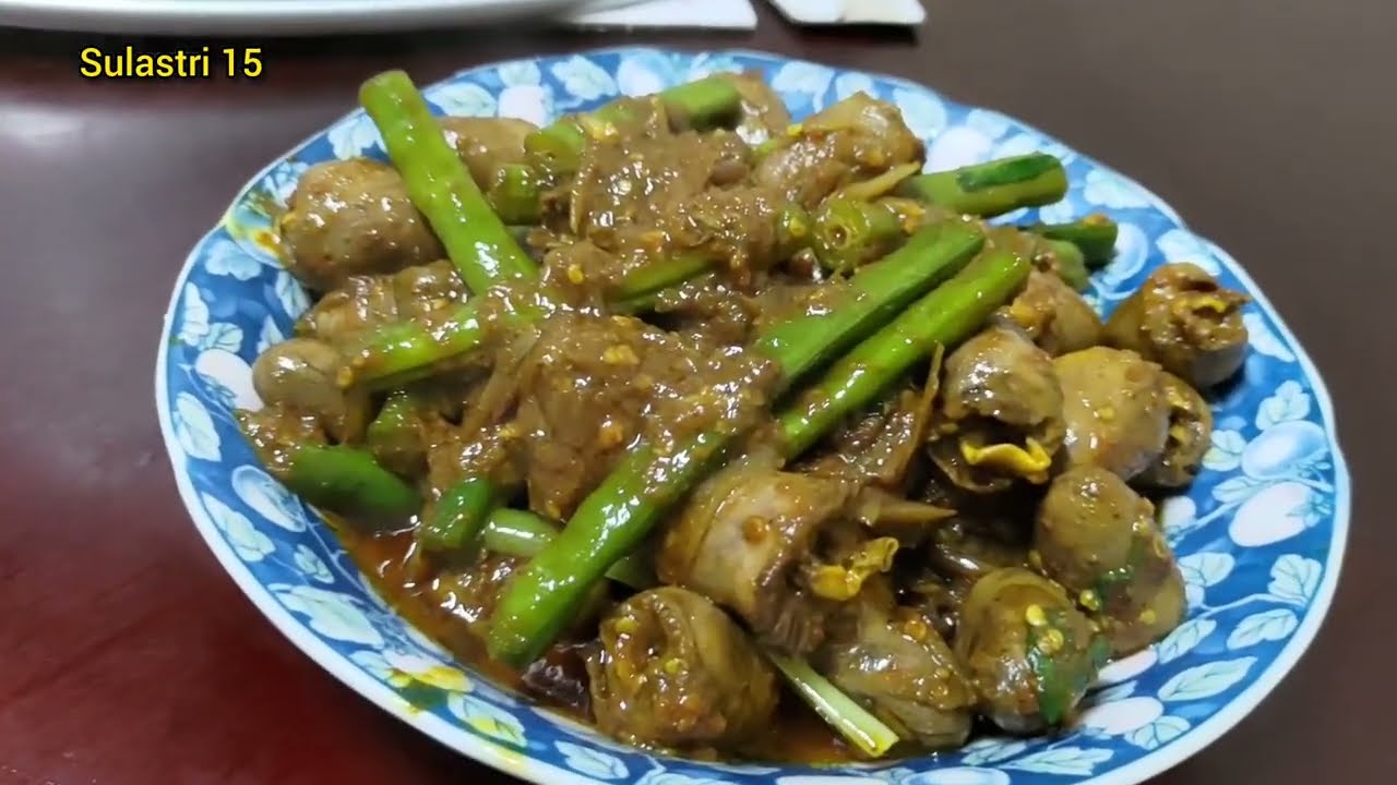 Tumis jantung ayam bumbu kare pedas ‼️ Sulastri 15 tkw Taiwan. 