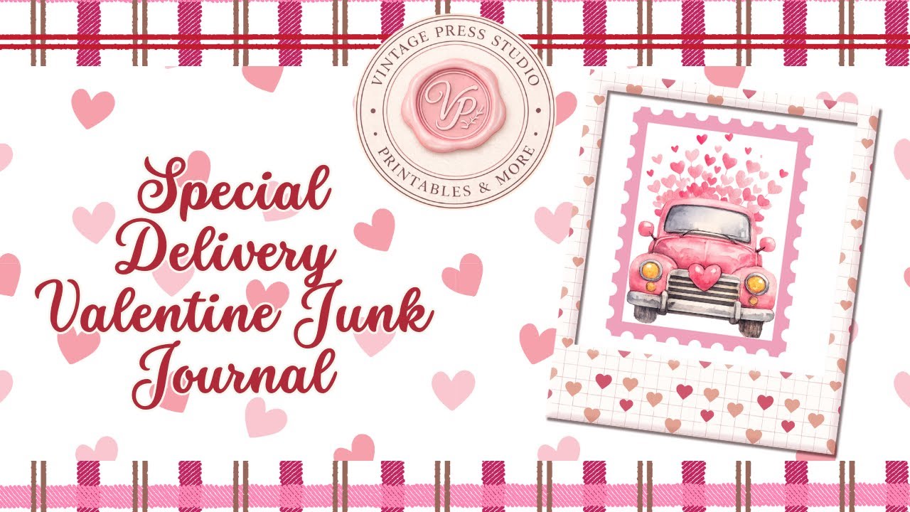 Special Delivery Junk Journal Folio Tutorial 