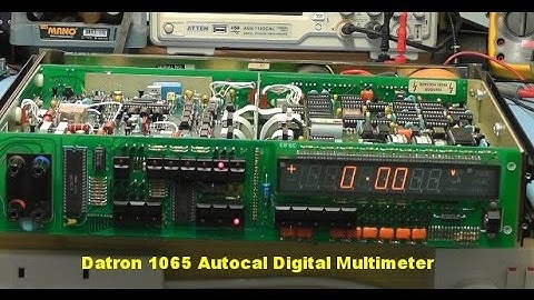 Scullcom Hobby Electronics #4 - Datron 1065 Autocal Digital Multimeter