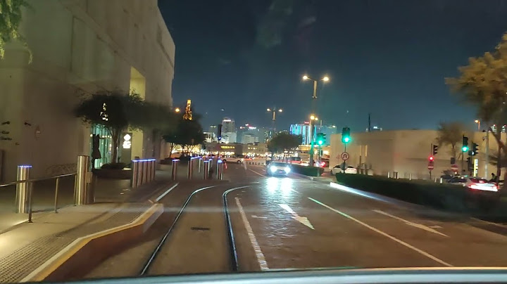 جولة في ترام مشيرب المجاني في رمضان