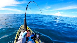 INSANE MARLIN SURPRISE while Offshore Kayak Fishing in Panama