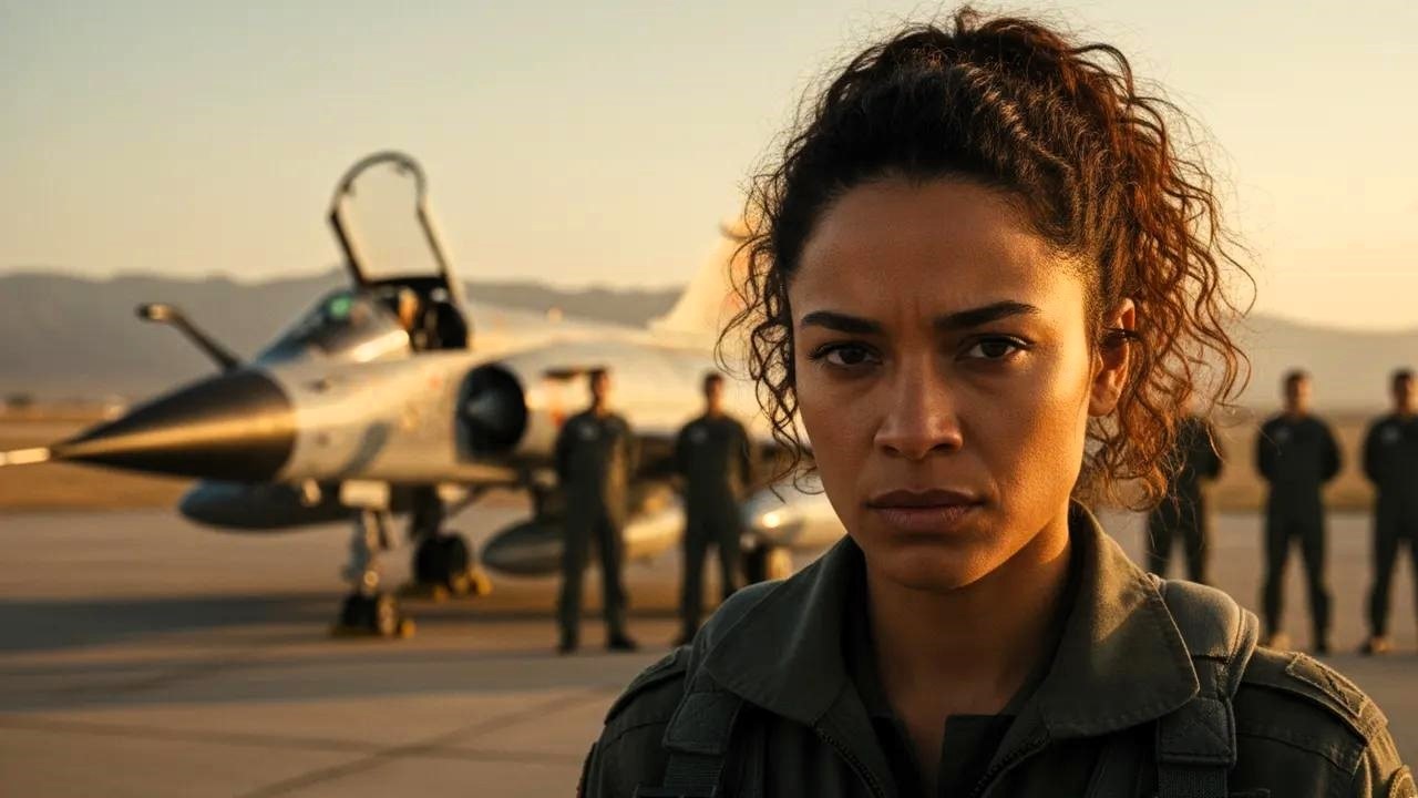 Czarnoskóra woźna ukrywała, że była pilotką myśliwca gdy los kazał jej znów do kokpitu