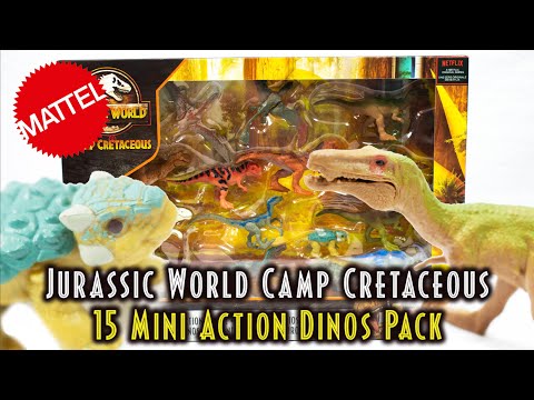 Jurassic World Camp Cretaceous Target Exclusive Mini Set Review Mattel Jurassic World Toys Youtube
