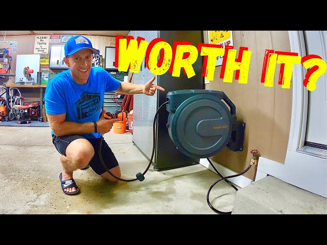 IS THE GIRAFFE TOOLS 1/2 X 130 ft. WALL MOUNTED RETRACTABLE GARDEN HOSE  REEL WORTH IT? 