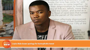 Loyiso Bala issues apology for homophobic tweet