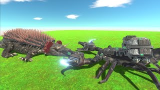 Lizzie Rampage Vs Metal Scorpion - Animal Revolt Battle Simulator
