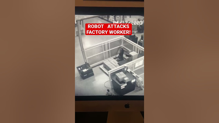 Robot Attacks Factory Worker! #shorts