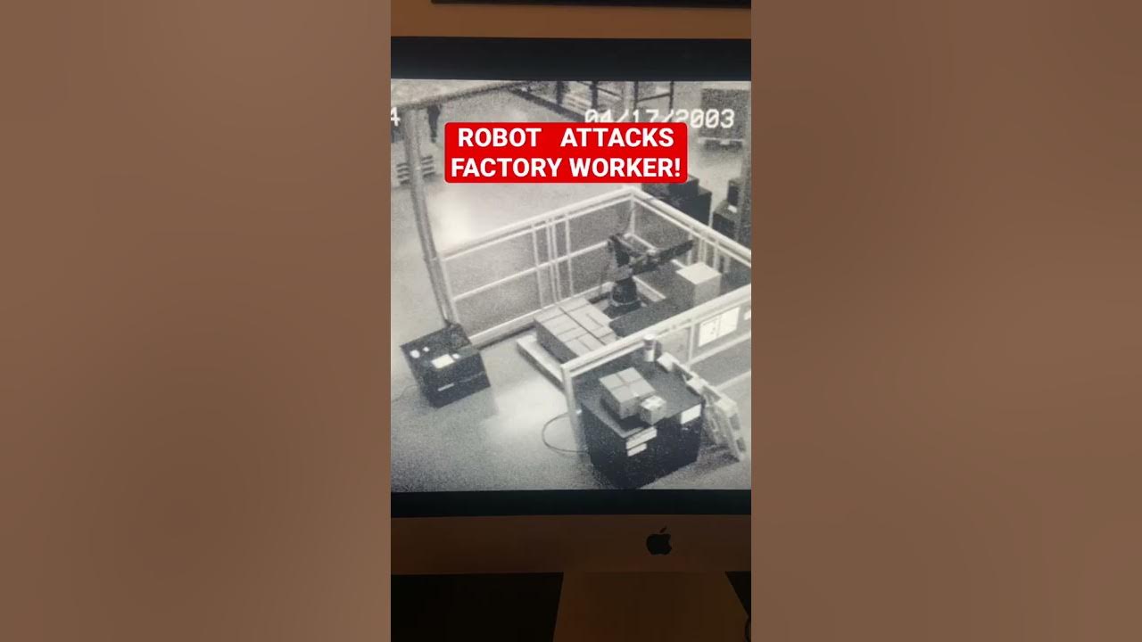 Robot Attacks Factory Worker! #vfx