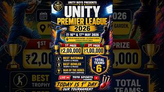 || DAY 1 || UNITY PREMIER LEAGUE 2026