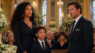 She Attended Her Millionaire Ex’s Mother’s Funeral—And Everyone Stared at the Child Who Looked