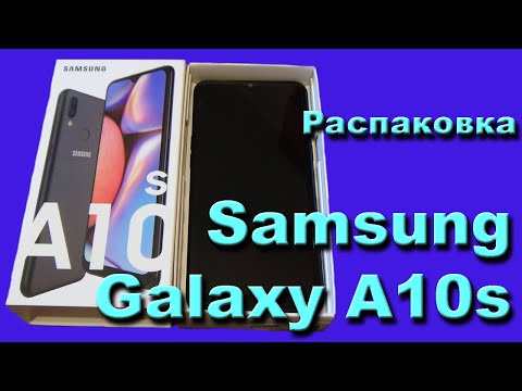 Фото Распаковка телефона Samsung Galaxy A10s 2019, A107F