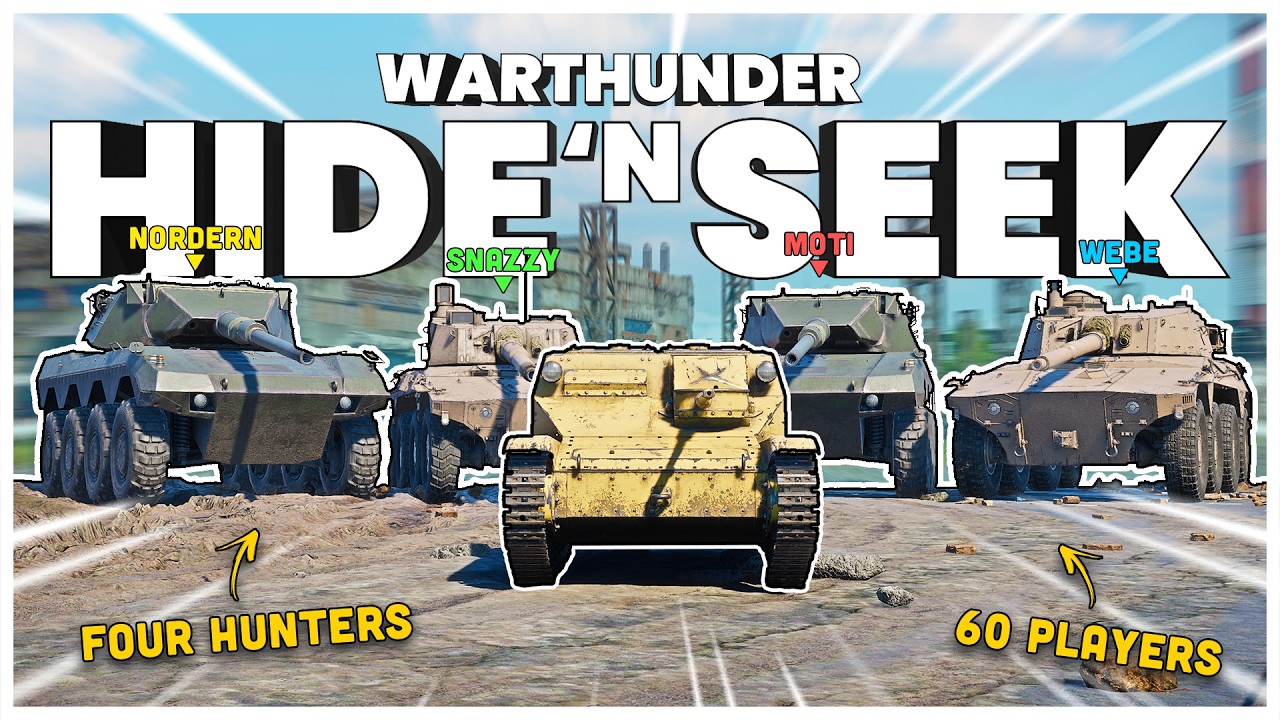 We HUNTED 60 Players in War Thunder​​