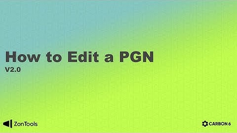Zon.Tools V2.0: How to Edit a PGN
