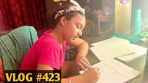 priyanshi ki term -1 Exam Routine | Vlog #423 | #babinayoutuber #learnwithpriyanshi