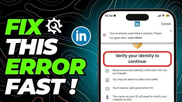 LinkedIn persona verification not working (Quick fix)