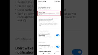 How to ON battery saver mode | Battery Setting #shorts screenshot 5