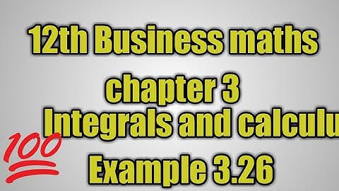 12th business maths example 3.26