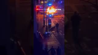 'REALLY SCARY': Two men were released on bail after a 'large-scale vehicle takeover' #shorts #viral