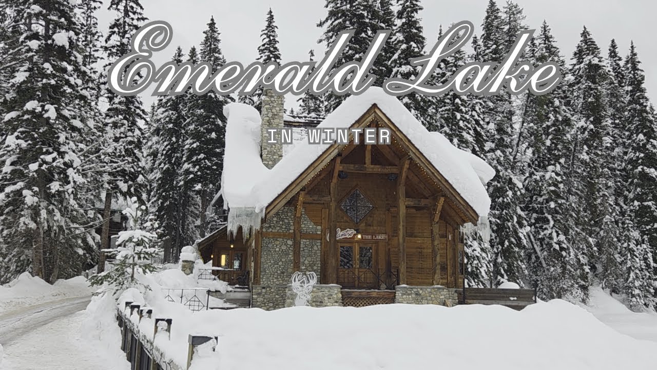 Emerald Lake & Natural Bridge in Winter ❄️ | Yoho National Park | Canada | Desi Canucks