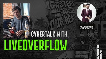CyberTalk ep.9-@LiveOverflow Talks About CTFs, binary exploitation, reverse engineering & bug bounty