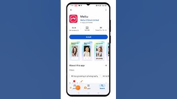 Best photo editor for Android Meitu App #shorts