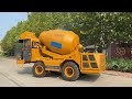 Self-Loading Concrete Mixer#construction #excavator #machine #tools #mixer #concrete #video