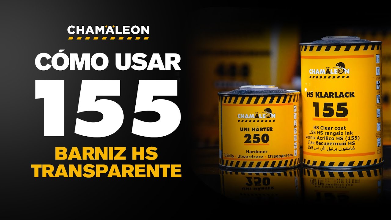 155 HS Barniz transparente | Cómo usar | Academia Chamäleon