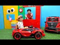 예준이와 예성이의 자동차 세차놀이 자동차 장난감 색깔 바꾸기 놀이 Car Wash Play for Kids