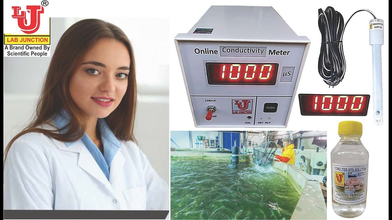 Conductivty Meter, ONLINE Conductivity Meter, Panel Mount Type, Range 0 2000 uScm . YouTube