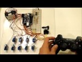 Wireless Servo Control with a PS3 Controller