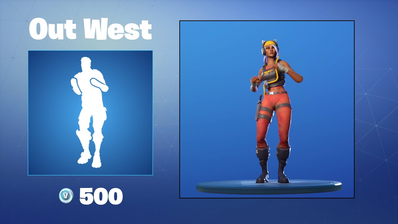 Out West Fortnite Emote YouTube