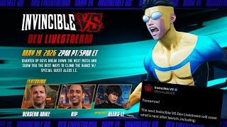 Invincible VS Devs Livestream Tomorrow With Patches & New Updates & Gameplay Changes & More