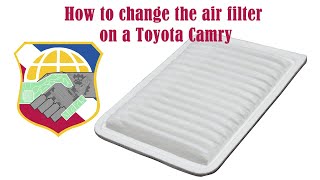 How to change the air filter on a 2018 2019 2020 Toyota Camry SE XSE XLE LE L4 2.4L by DIY Tinker 5,835 views 3 years ago 3 minutes, 28 seconds