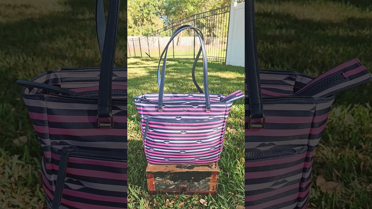 SOLD! NWOT! Kate Spade New York Patrice Satchel (Pink Multi Stripe)!