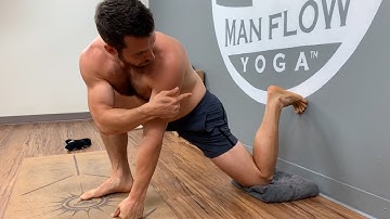 Couch Stretch on Wall |  Modifications for Tight Hip Flexors