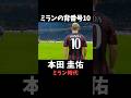 本田圭佑 ミラン時代 プレー集 #セリエa