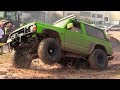 Nissan patrol extreme offroad in mud  full power climb