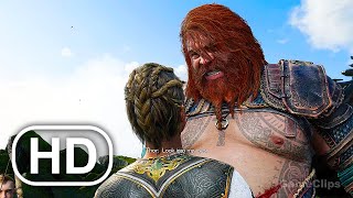 Thor Destroys Heimdall Scene 4K - God Of War Ragnarok