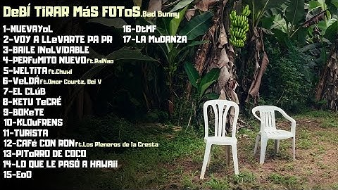 DeBÍ TiRAR MáS FOToS - BAD BUNNY - FULL ÁLBUM (MIX)
