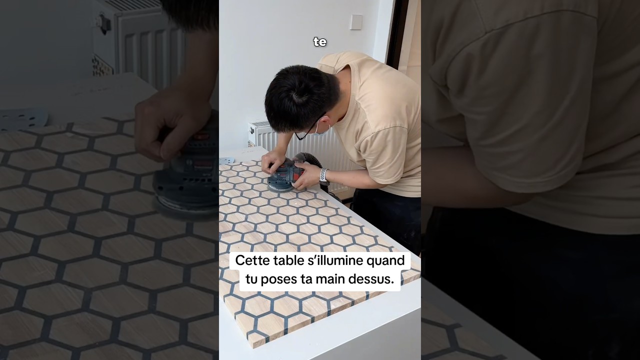 d'une simple planche de bois ! Résine, LED#diy#bricolage #woodworking#homedecor#decorationinter