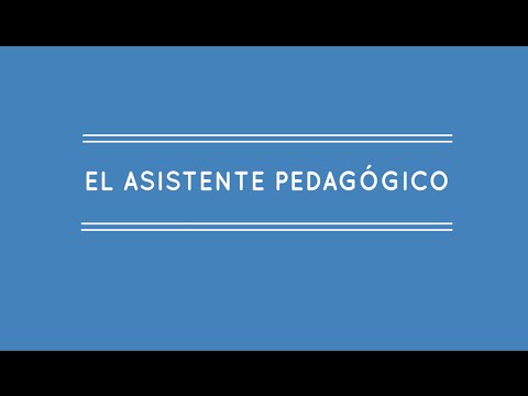 EL ASISTENTE PEDAGOGICO | Videotutoriales KZgunea - YouTube