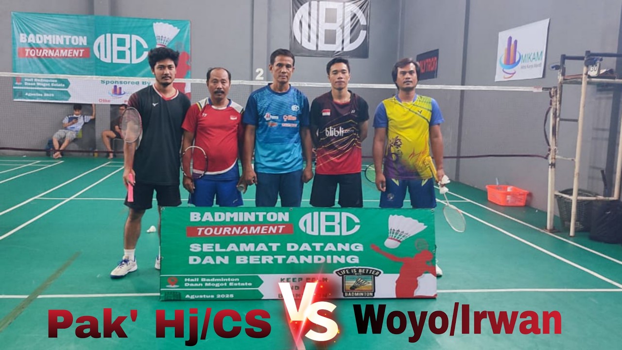 Turnamen PB.MBC arena Jakarta woyo/Irwan vs Pak' Hj/CS