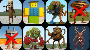 Nextbots In Playground Mod Which NEW Brainrot Animal is Immortal? ALL ITALIAN BRAINROT Sandbox...