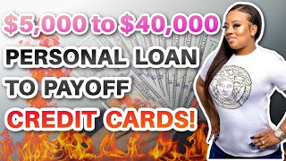 40000 Soft Inquiry Personal Loan To Payoff Credit Card Debt