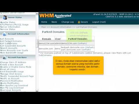 Video: Apa yang diparkir dan subdomain?