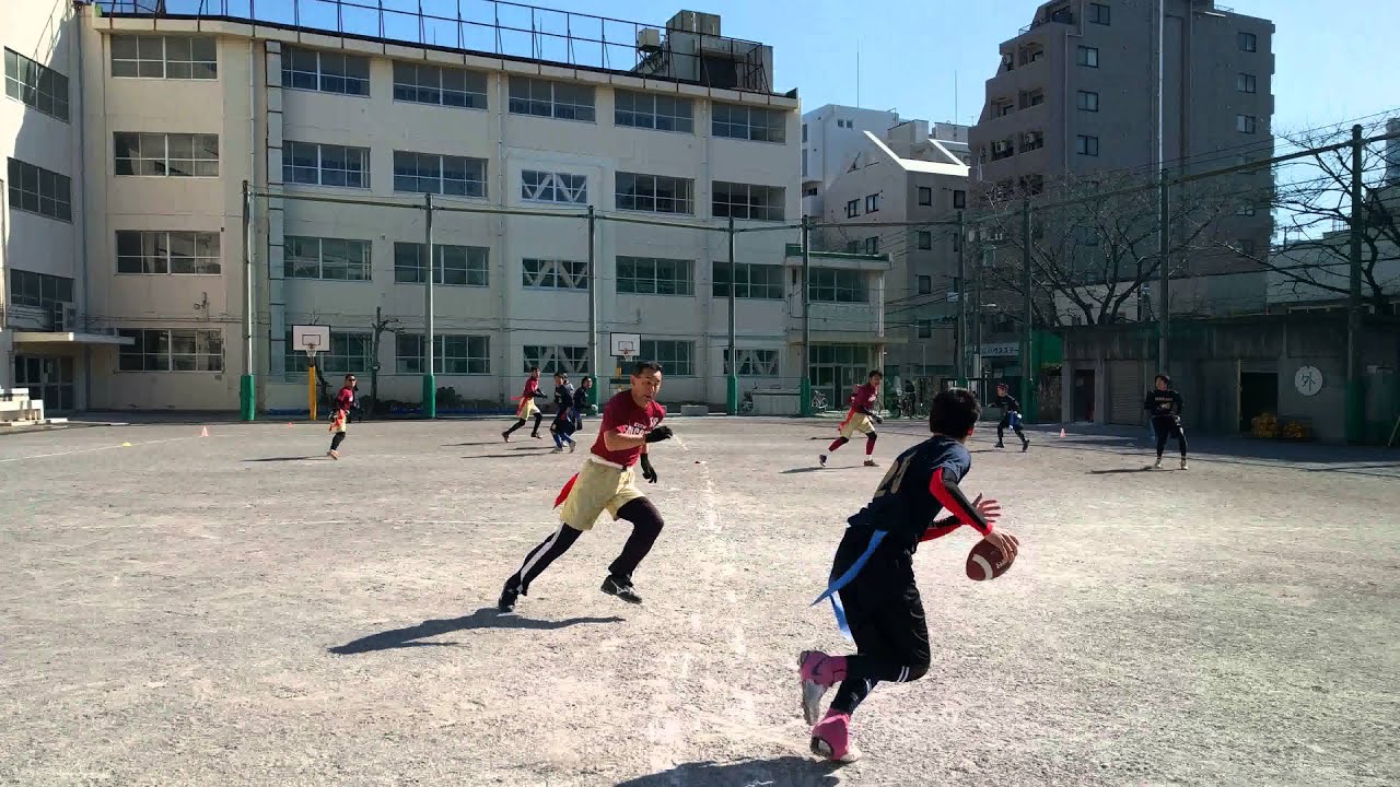 フラッグフットボールにおけるセットバックとショットガンの作戦の違い Red Zone