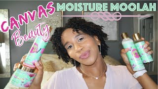 First Wash Day After Big Chop ft. *NEW* Canvas Beauty Moisture Moolah | Gabrielle Ishell