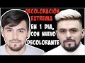 DECOLORACION EXTREMA, PLATINADO PARA HOMBRE PASO A PASO