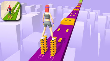 Skater Stacker Gameplay Walkthrough part 6 (Android,iOS) @Lucifernani