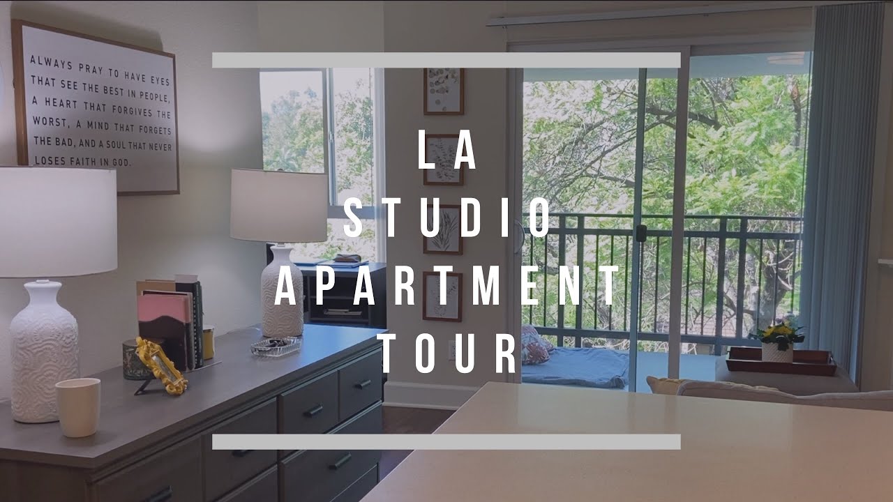 Los Angeles Studio Apartment Tour YouTube